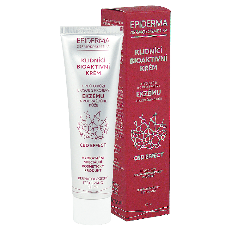 Epiderma bioaktivní CBD krém při akné